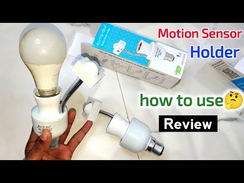 Auto On Motion Sensor Holder testing & unboxing | how to use motion sensor holder at home | REVIEW |