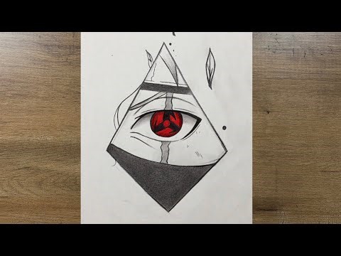 How to Draw Kakashi’s Eye Step by Step | Naruto Drawing Tutorial 