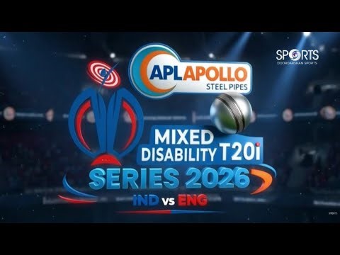LIVE - 4th T20I - India vs England | Mixed Disability International T20 Series | Doordarshan Sports