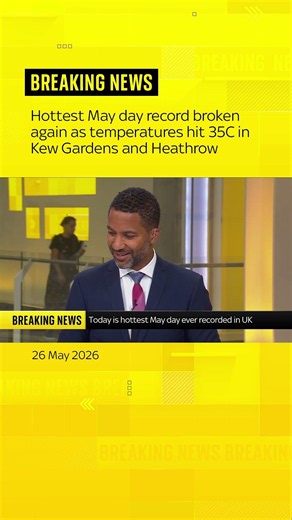 Hottest May day record broken again