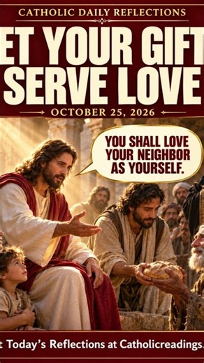 📖✨ Catholic Daily Reflections - October 25, 2026 - Thirtieth Sunday in Ordinary Time, Year A