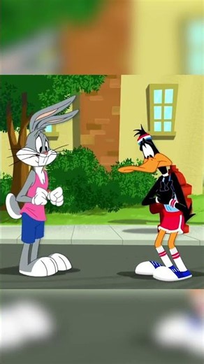 POV: My friend takes me exercising #looneytunes #funnycartoons
