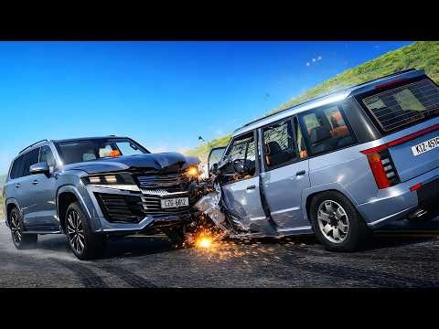 BeamNG Drive - Realistic Car Crash Compilation and Reckless Driving #8