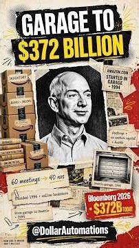 How Jeff Bezos Built Amazon From a Garage to $372 Billion in America