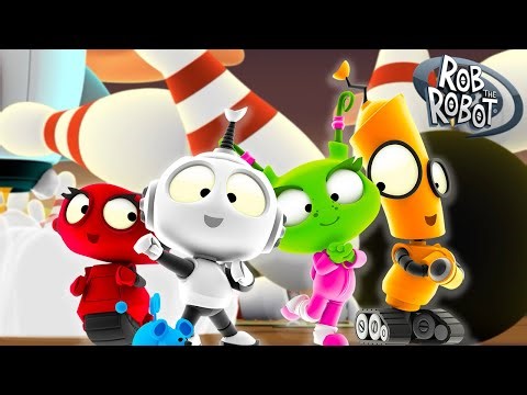 Rob's Space Ball Challenge! 🪐🏀| Rob the Robot | Kids Educational Cartoons