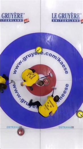 Coming up clutch in #curling like ...