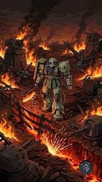 IRON SARCOPHAGUS: Grimdark Zaku II #gundam #mecha #pixelart #grimdark #zakuii