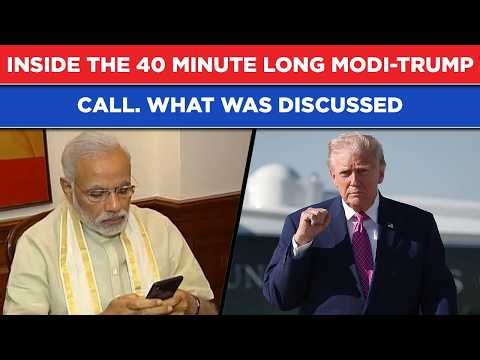 Inside Modi, Trump’s 40 Minute Long Call 1st Since US-Iran Ceasefire| What Was Discussed? See Post