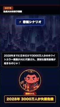 生成AIの未来はどうなる？2035年に世界はこう変わる！衝撃の予言 #1分で賢くなるニュース豆知識
