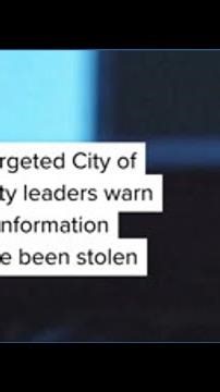A hacker targeted the city of Suffolk, city leaders warn personal information could have been taken