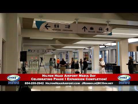 WHHI NEWS | Hilton Head Airport Media Day Celebrating Phase I Expansion Completion! | WHHITV