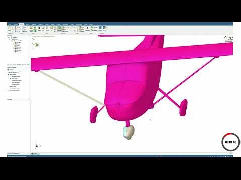 Lift and drag tutorial CFD fluent| Cessna 172 | External Flow | Ansys 2026 R1| Fluid Dynamics #cfd