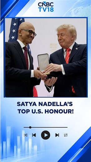 President Trump Honours Microsoft CEO Satya Nadella With National Medal | Golden Age Summit | N18G