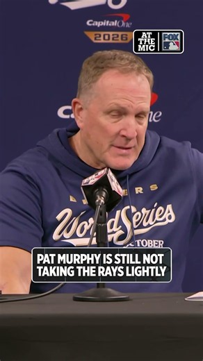 Despite being up 3-0, Brewers Manager Pat Murphy knows the Rays will continue to battle