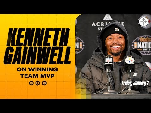 Kenneth Gainwell on winning Steelers Team MVP (Jan. 2) | Pittsburgh Steelers