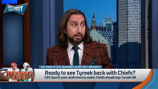 “Tyreek Hill, at his peak, was the single-best athlete in the NFL. Post that injury, if he can be 80% of that, that’s still a plus athlete.”@getnickwright thinks if Tyreek plays this season, it will be for the Chiefs: