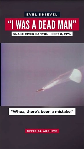 “I Was a Dead Man”: Evel Knievel on the Snake River Canyon Jump (1974)