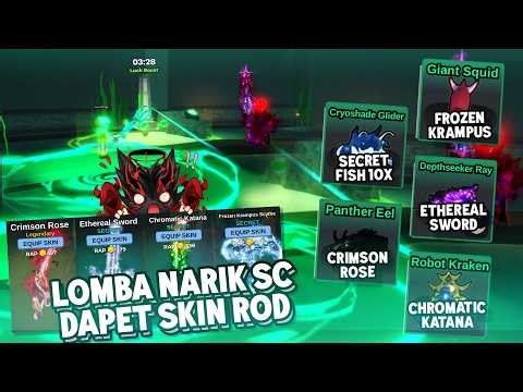 🔴 FISH IT! LOMBA NARIK SECRET DI SISYPHUS! DAPAT SKIN ROD LIMITED? FREE X8 !!