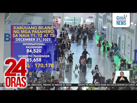 Mga paalis ng bansa, mas mabilis nakakuha ng boarding pass sa bagong self check-in... | 24 Oras