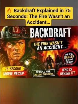 🔥 Backdraft Explained in 75 Seconds: The Fire Wasn’t an Accident…