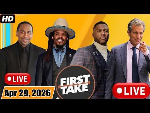 ESPN FIRST TAKE LIVE HD April 29, 2026 | GET UP LIVE | Stephen A. & Cam Newton break down Sports
