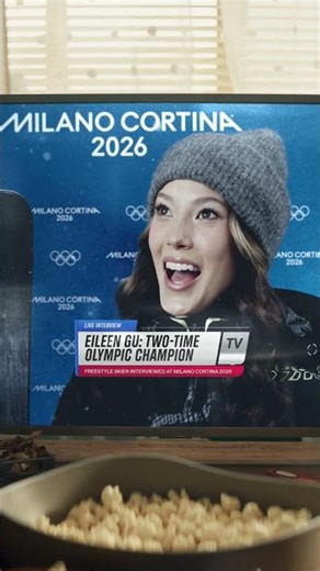 The Winter Olympics love story begins, Italian style. 🫶🇮🇹😍