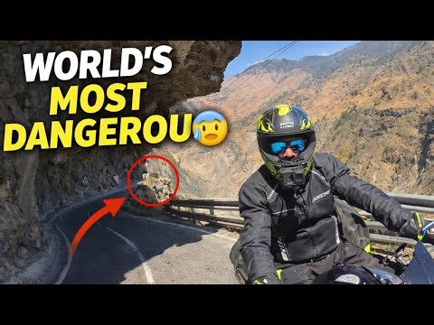 Spiti Day 2: Ek Galti Aur Hum Khatam 😰 | World’s Most Dangerous Road | Winter Spiti Ride