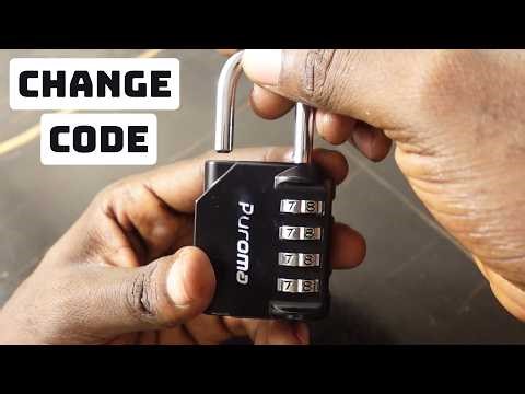 How to Change Code on Puroma Combination Lock