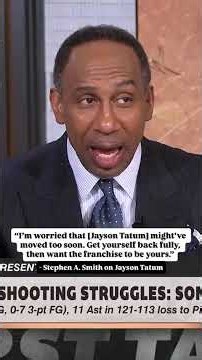 Stephen A. weighs in on Jayson Tatum after his performance against the Pistons 👀