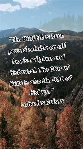 “The GOD of faith is also the GOD of history.”-Charles Colson #jesuslovesyou #bible @hiforrest