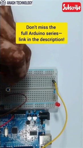 Arduino LED Blink Tutorial for Beginners 💡 | First Arduino Project in 20 Seconds #Shorts #Arduino