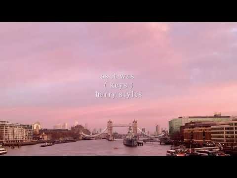 as it was , harry styles background keys 