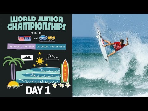 🔴 LIVE - WSL World Junior Championships Philippines presented by Purefoods and Magnolia - Day 1