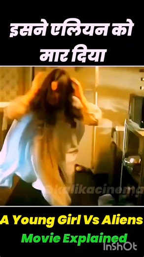“Alien Attacks… But This Girl Fights Back! 💥 #movie #shorts #alien