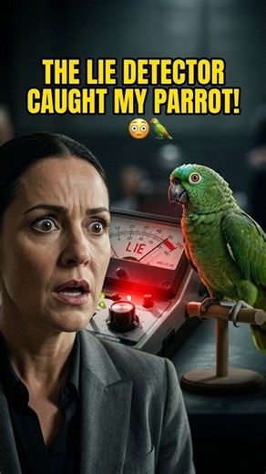 My Parrot Failed the Lie Detector 😂🦜 #Shorts
