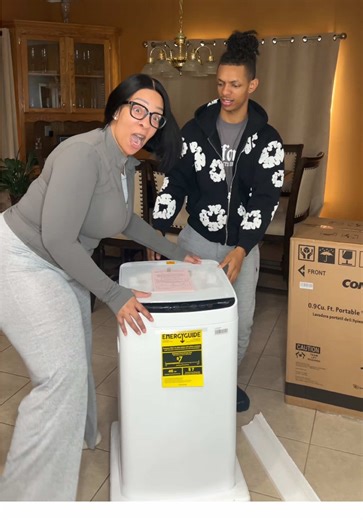 I found a portable washing machine🤫This is actually insane😱⚠️ @Comfee'-US #Portablewasher #washingmachine #comfee #washer