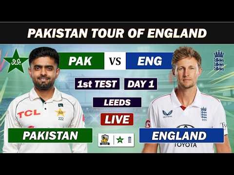 PAKISTAN vs ENGLAND 1st TEST MATCH DAY 1 LIVE COMMENTARY | PAK VS ENG LIVE | PAK MATCH | PAK BAT