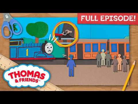 Thomas Pulls His First Passenger Train! | Thomas & Friends: Storybook Workshop | Episode 1
