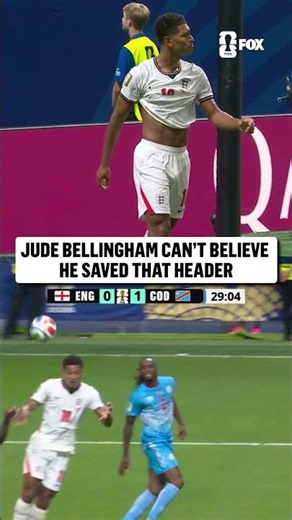 Jude Bellingham thought this one was headed into the back of the net