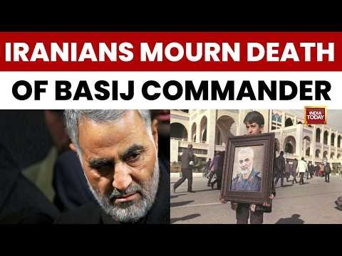 US Eliminates Solemani: Thousands Mourn Basij Commander Killed in Israeli Strikes | Funeral Held