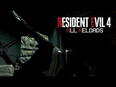 Resident Evil 4 (2023) - All Reload Animations