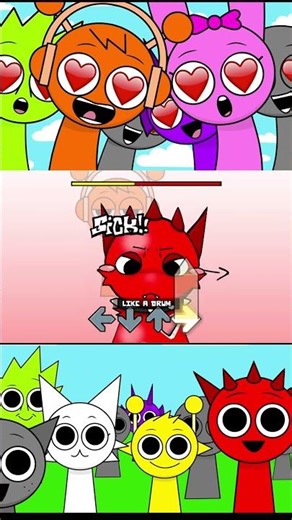 Friday Night Funkin' My Heart beat like a Drum with Sprunki World - FNF Gf Mods #myheartbeats