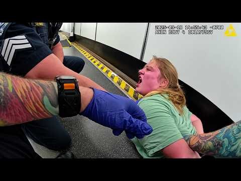 Airport Bodycam Analysis : Passenger Removed From Flight, Arrested for Assaulting Airline Crew
