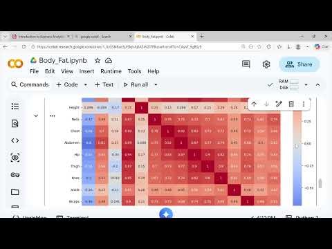 Body Fat Prediction Using Regression in Python | Data Science Project – Part 2: Visualization.