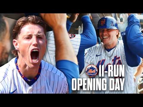 Mets Offense Erupts for 11 Runs vs Pirates | Opening Day Highlights