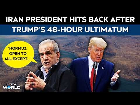 US-Iran | 'Hormuz Open To All Except...': Iran President Hits Back After Trump's 48-Hour Ultimatum