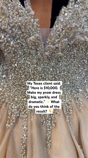 POV: You're wearing a $10,000 prom dress ✨ #luxury #prom #promdress#shorts
