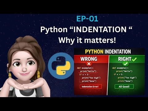 Indentation in Python🤔? | ep-01