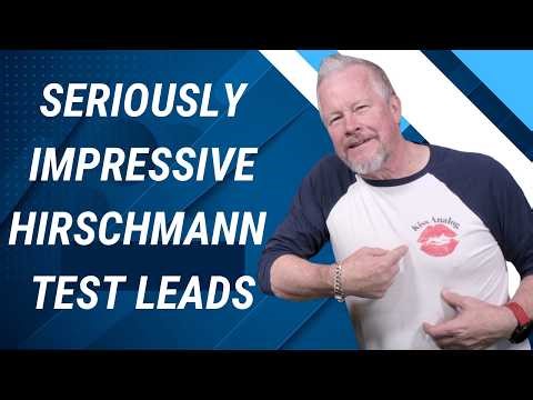 Seriously Impressive Hirschmann Test Leads #besttestleads #siliconetestleads
