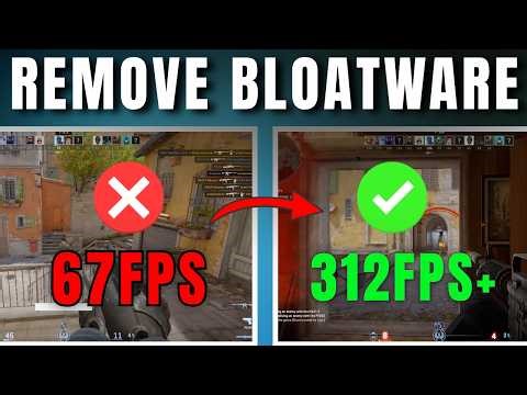 +200 FPS by Removing Bloatware & Optimizing Windows (Step-by-Step)